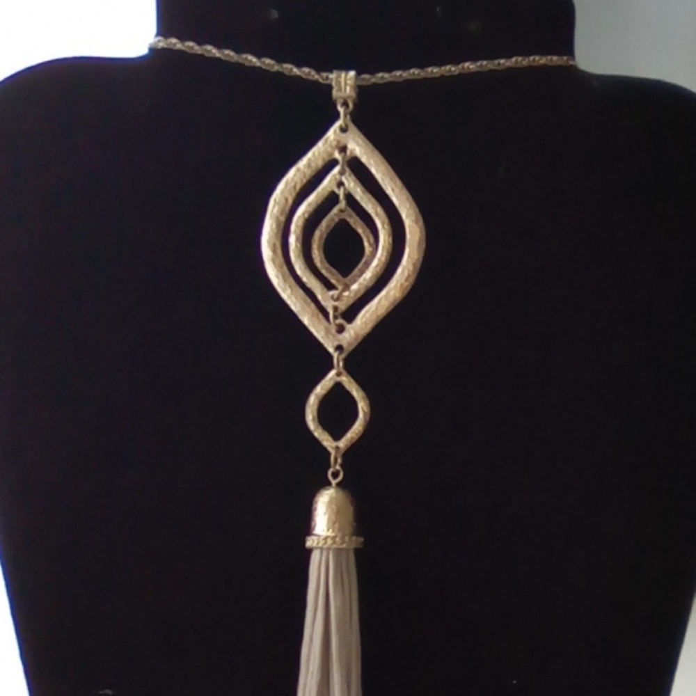 Long 24" Bohemian Tassel Fashion Statement Necklac